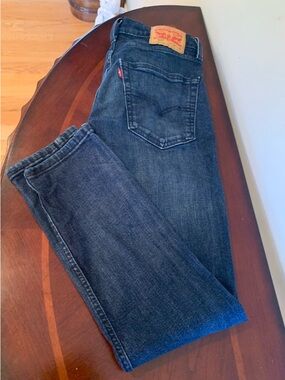 Levi's Indigo Straight Jeans 99% Cotton 1% Elastane
